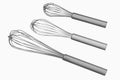  Set of egg whisks, three sizes