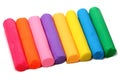 A set of eight colors of Modelling clay.