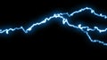 Set of 6 Electric Arcs and Lightnings. HD 1080p. Loop-able