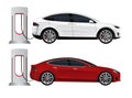 Set of electric cars