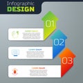 Set Electric saving plug in leaf, Leaf Eco symbol and Apple core. Business infographic template. Vector