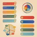 Set elements of info graphic Royalty Free Stock Photo