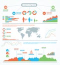 Set elements of infographics.