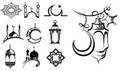 Set of emblems for Ramadan