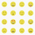 Set of Emoticons. Set of Emoji. Set of Avatar