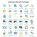 Set of Employee Benefit package for employee