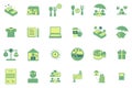 Set of Employee Benefits icons