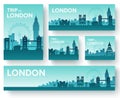Set of England landscape country ornament travel tour concept. Culture traditional, flyer, magazine, book, poster