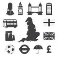 Set of England Symbol Icons