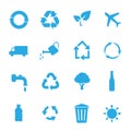 Set of environmental / recycling icons Royalty Free Stock Photo