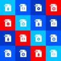Set EPS file document, CSS, DLL and MAX icon. Vector Royalty Free Stock Photo