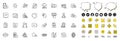 Set of Ethics, Idea and Web3 line icons for web app. Pictogram icon. Design elements, Social media icons. Vector
