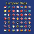 Set euroupe flags