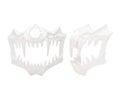 Set of Evil mask isolated on white background with clipping path.