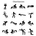 Set of exercises for training your breasts