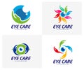 Set of Eye care logo design vector template, Creative eye logo concept, Icon symbol, Illustration Royalty Free Stock Photo