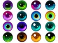 Set of 16 Fantasy Eyes