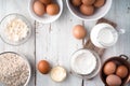 Set of farm products on the white wooden table horizontal Royalty Free Stock Photo