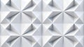 Minimal White 3D Geometric Background Set with Abstract Patterns Royalty Free Stock Photo