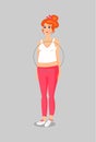 Set of Female Body Shape Types. Royalty Free Stock Photo