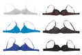 Set female bra Royalty Free Stock Photo
