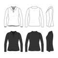 Set of female polo shirt.