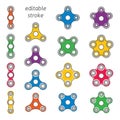 Fidget hand spinner