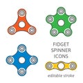 Fidget hand spinner Royalty Free Stock Photo