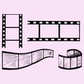 Set of film strip