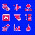 Set Filter setting, Data analysis, export, Server, Network cloud connection, Cloud technology data transfer, and and
