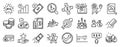 Set of Finance icons, such as Payment, Travel loan, Sallary. Vector