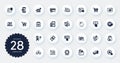 Set of Finance icons, such as Salary, Loyalty points and Internet shopping flat icons. For website design. Vector