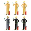 Set of Firemen