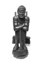 Set for the fireplace. Decorative figurine axeman