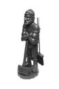 Set for the fireplace. Decorative figurine axeman