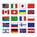Set of flags. Royalty Free Stock Photo