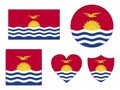 Set of Flags of Kiribati