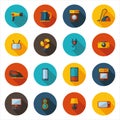 Set of flat icons for household appliances Royalty Free Stock Photo