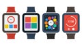 Set flat smart watches