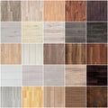 Set of floor wood texture Royalty Free Stock Photo