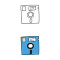 Floppy disk 2 Royalty Free Stock Photo