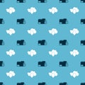 Set Folder and lock and Cloud download on seamless pattern