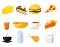 Set of food vector icons