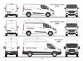 Set of Ford Vans and Minivans 2014-present