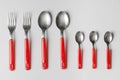 Set of forks and spoons