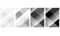 Set of four abstract background with black and white gradient color.