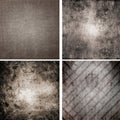 Set of four backgrounds Royalty Free Stock Photo