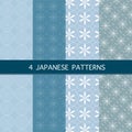 Set of Four Japanese Patterns