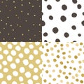 Set of four paint texture background Royalty Free Stock Photo