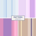 Set of four seamless fashion colorful patterns Royalty Free Stock Photo